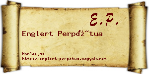 Englert Perpétua névjegykártya